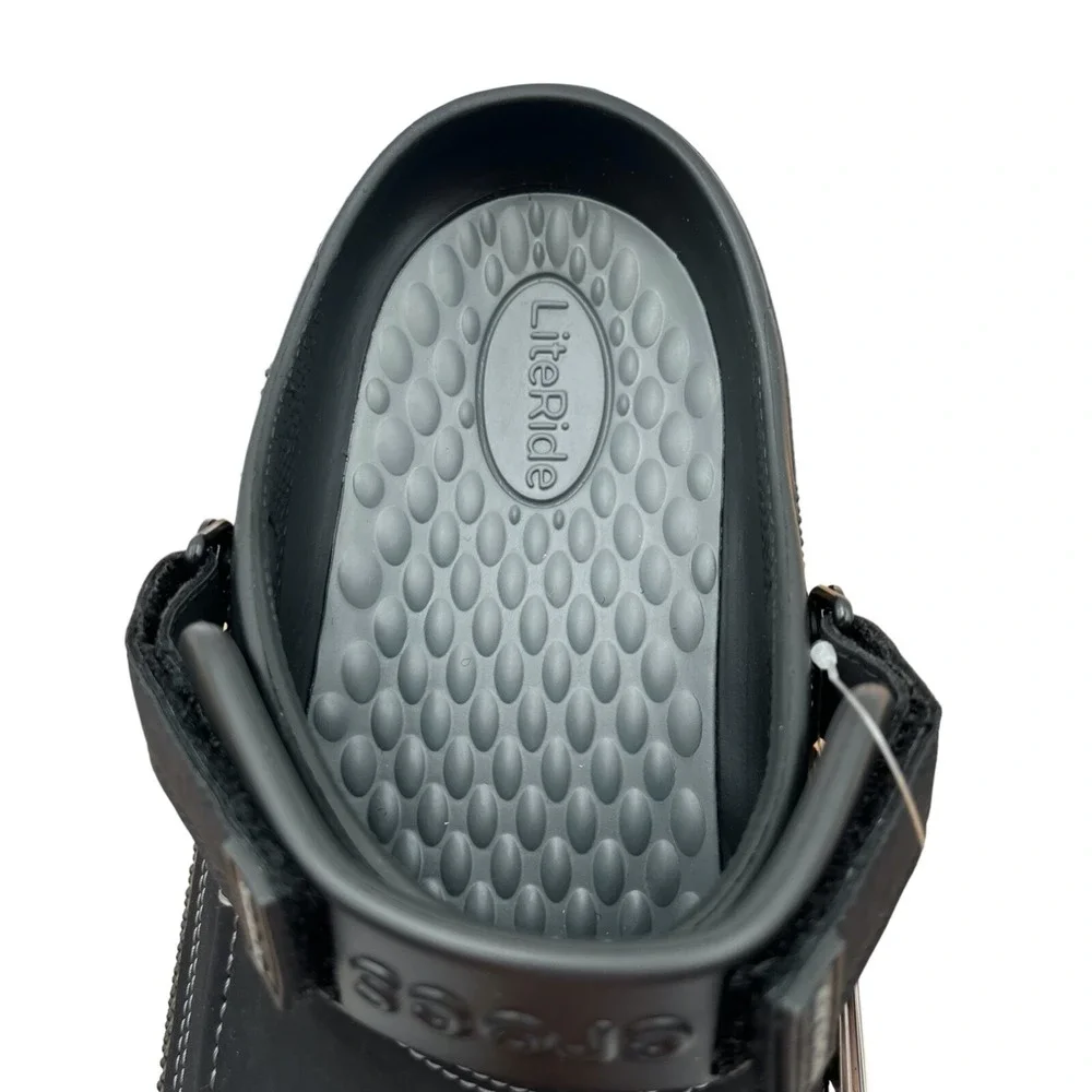 Crocs Men's Yukon Vista ll LiteRite Slip-on Clogs Size 11 Black Faux Leather